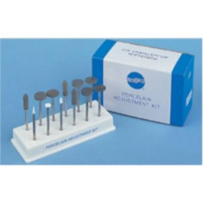 PORCELAIN ADJUSTMENT KIT
(Σετ διαμόρφωσης, Λείανσης &
Στίλβωσης Κεραμικών Εργασιών).